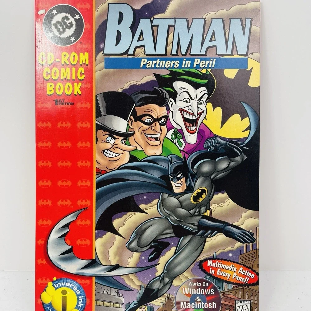 Batman Partners In Peril Comic Book PC Cd Rom